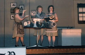 Scene from 3 Witches & a Kitchen Aid, an adaptation written by R.L. Gibson