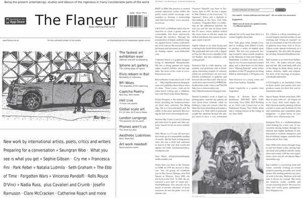 Visit The Flaneur online!