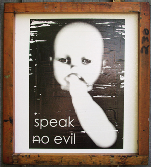 Speak No Evil by Artist R.L. Gibson!