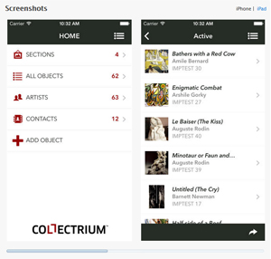 Learn more about the Collectrium app on iTunes!